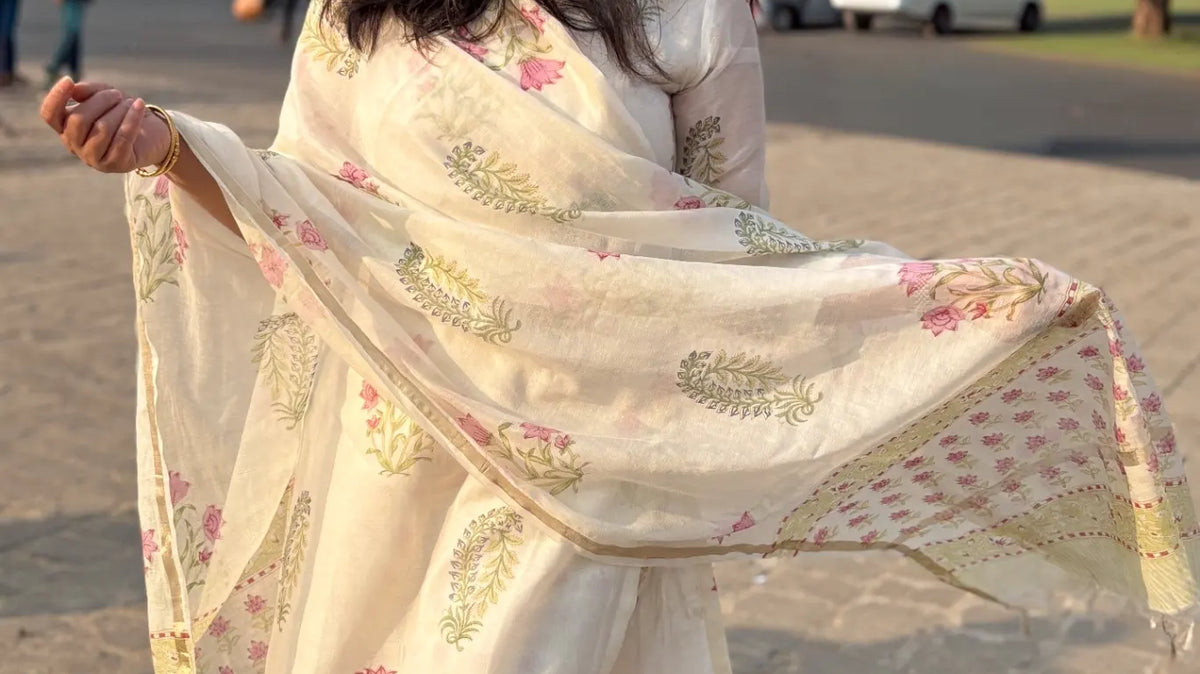 Chanderi Suits for Women: Elegant Unstitched Styles for Every Occasion