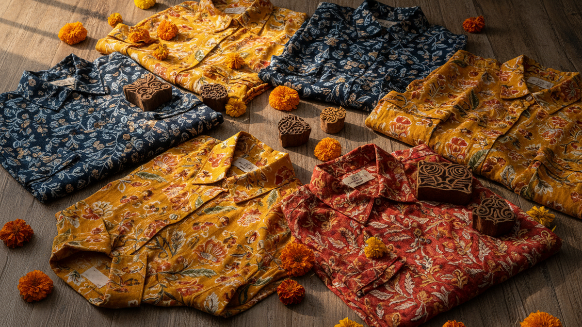 Block Print, Jaipur Soul: The Story Behind Every Women's Shirt at FabAmber - FabAmber | फ़ैबआमेर