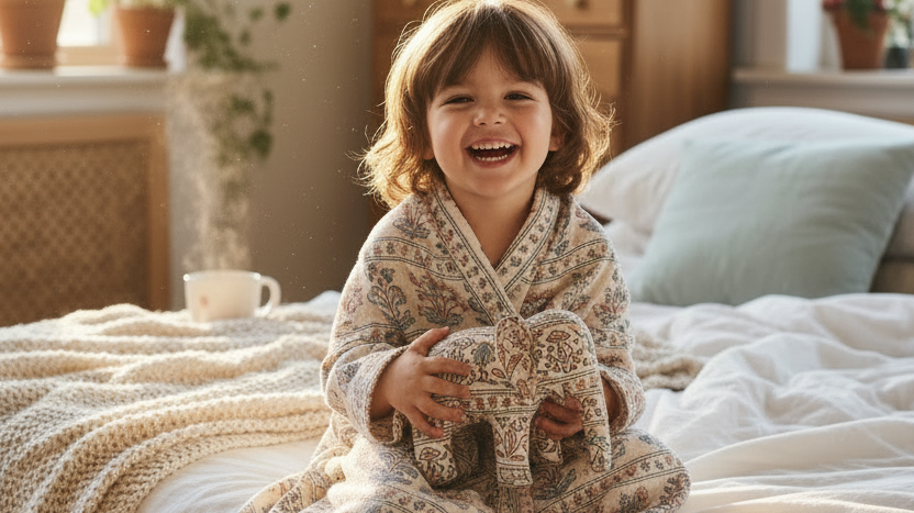 Wrap Them in Softness: Why Cotton Kids' Bathrobes Are Better for Your Child's Skin