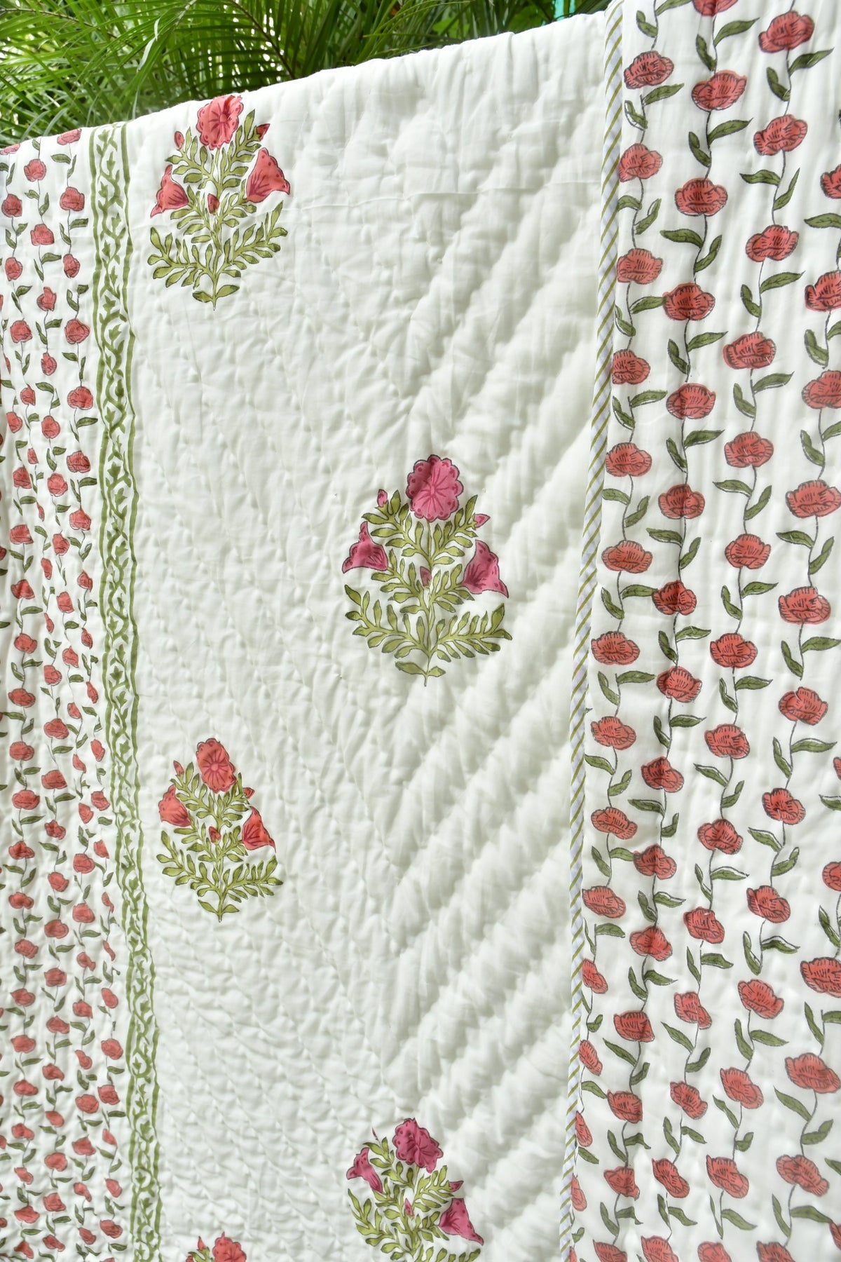 Jaipuri reversible quilt