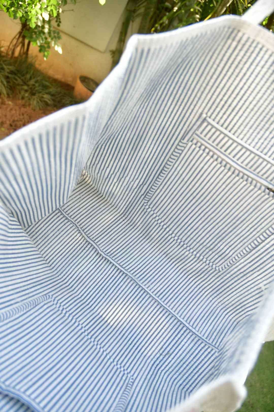 Pink And Blue Flowers Tote Bag