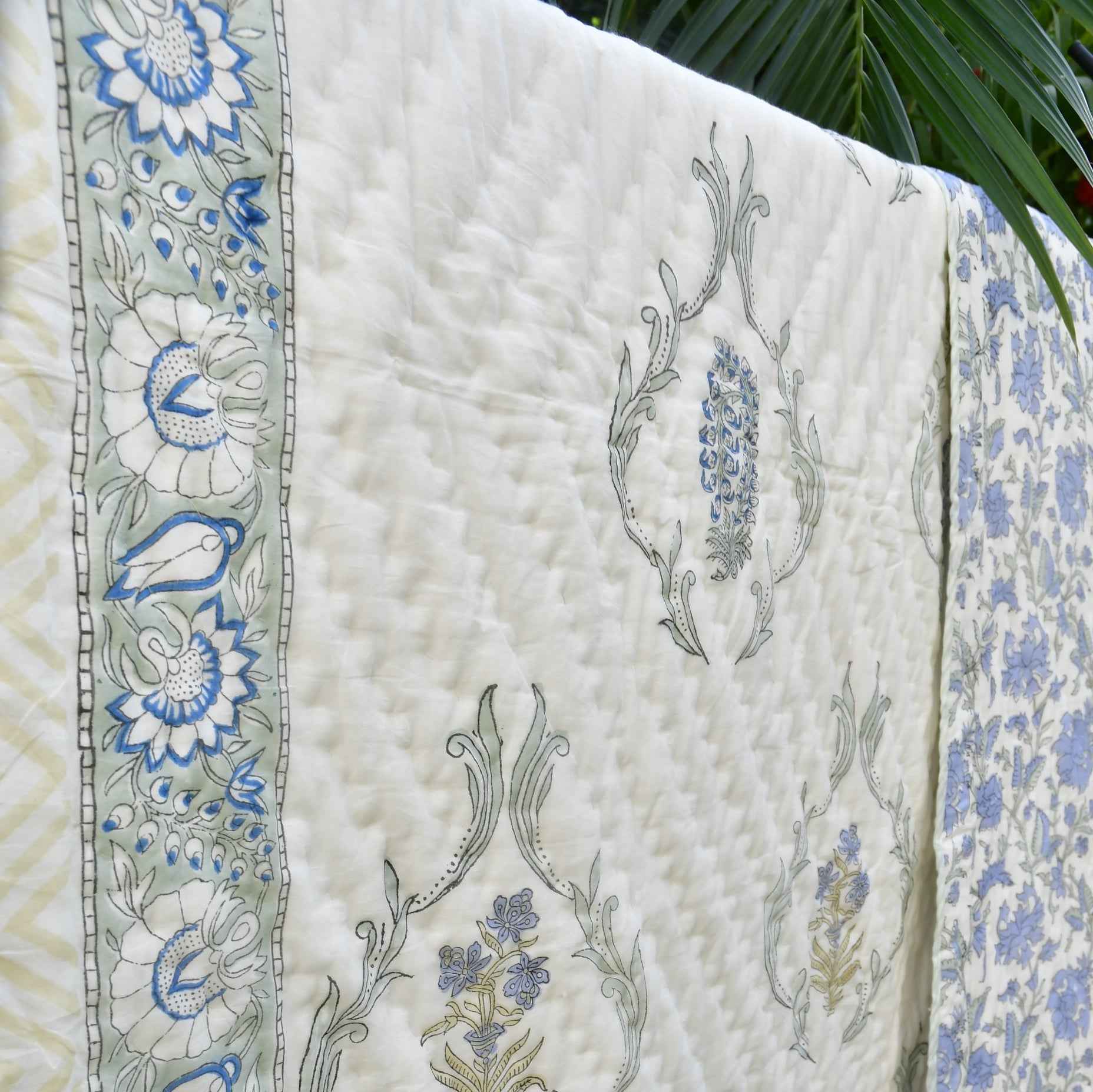 Pure Elegance Jaipuri Mul Mul Cotton Quilt