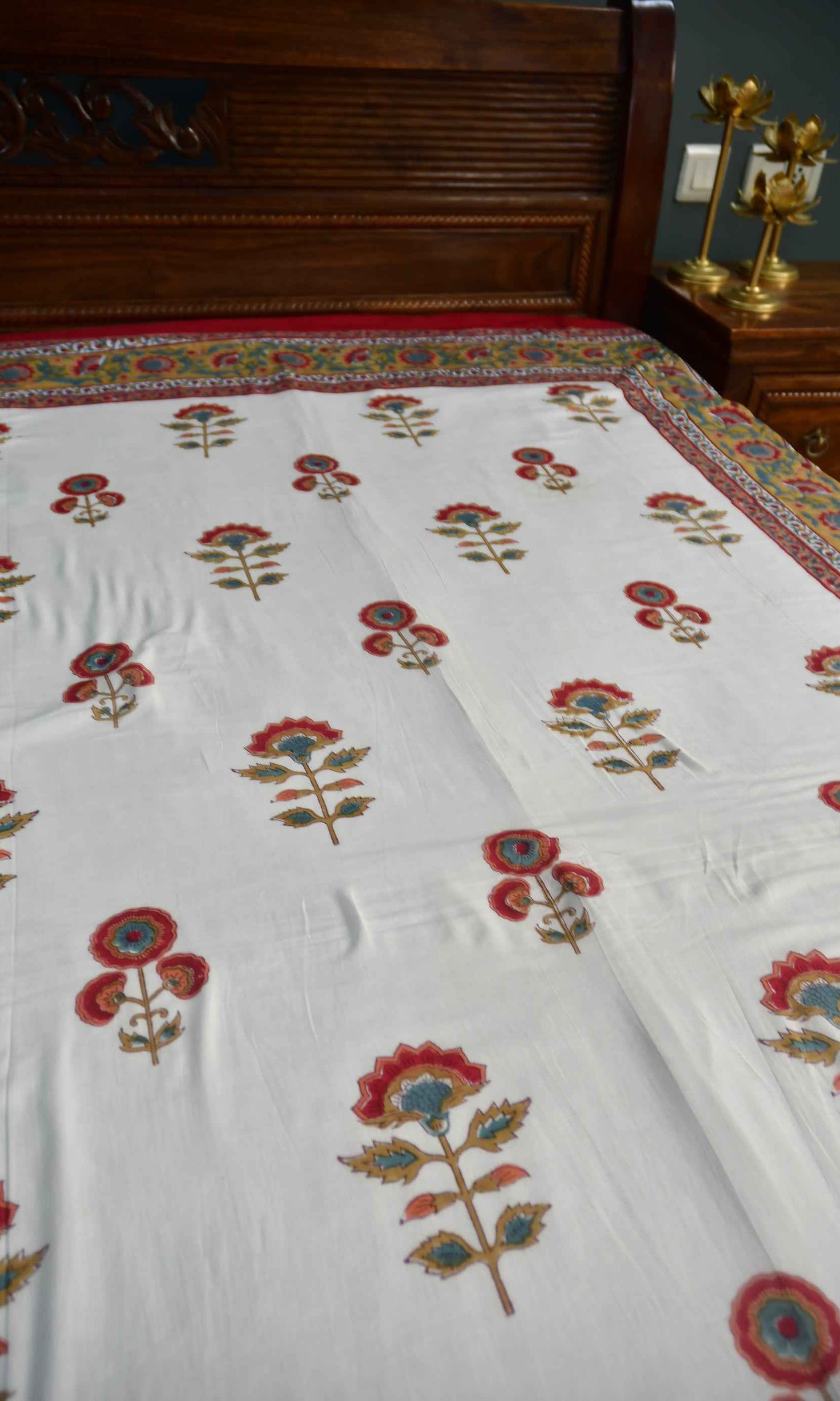 Premium Royal Jaal Buta Dohar : Double design