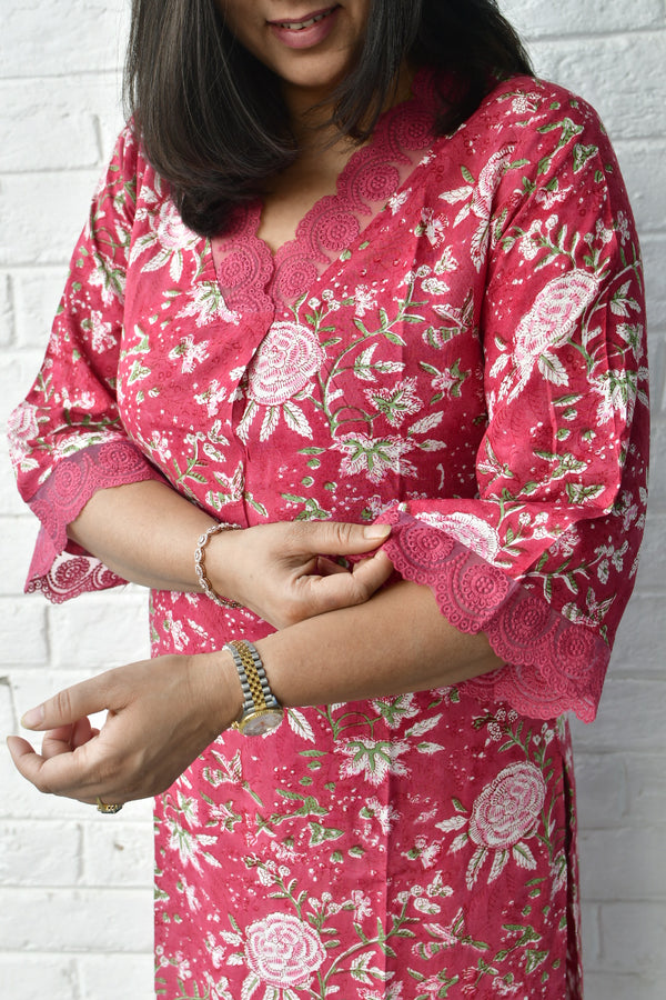 Pink bagiya set