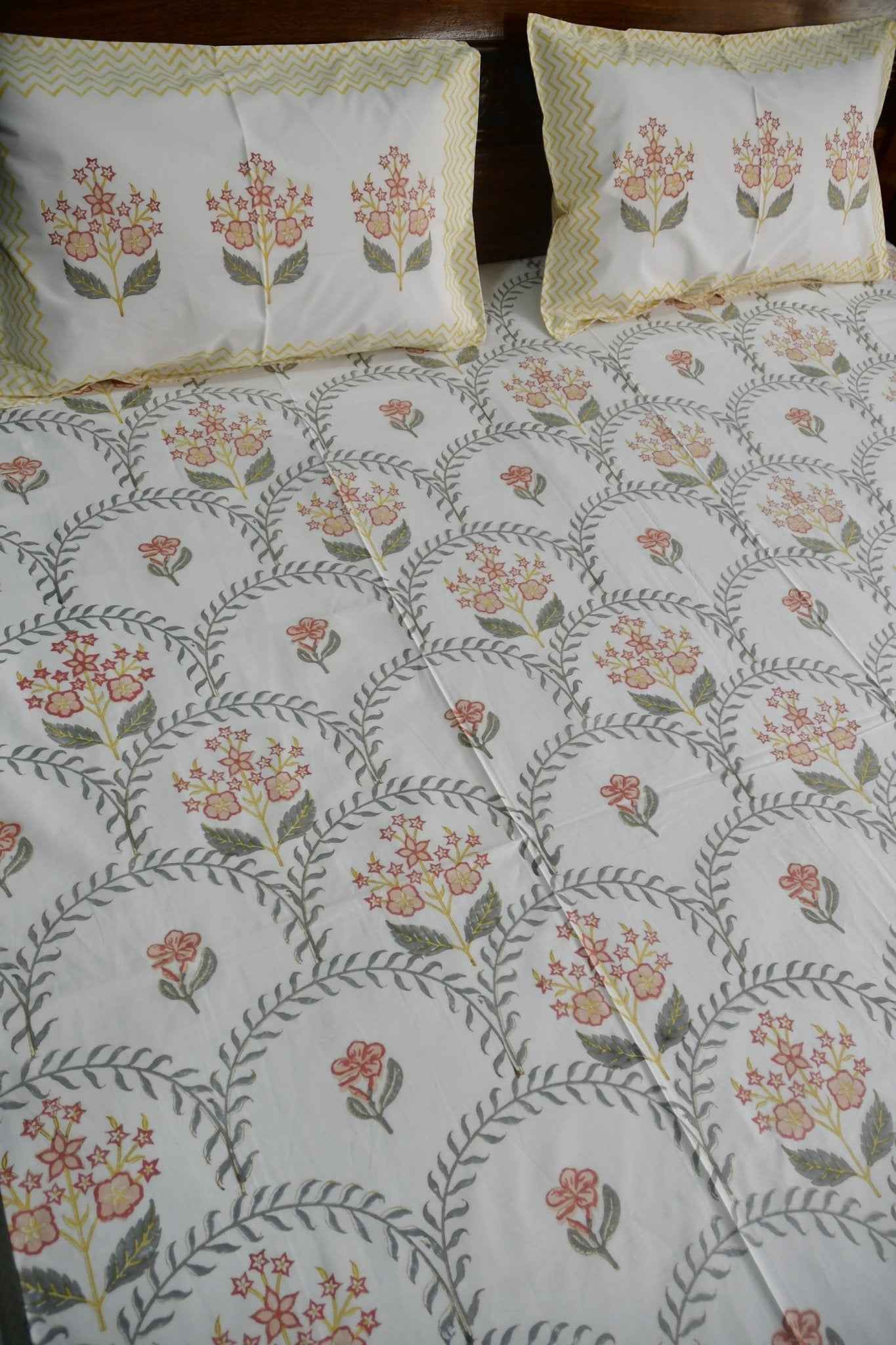 Basant Jaal Bedsheet - Luxurious Comfort
