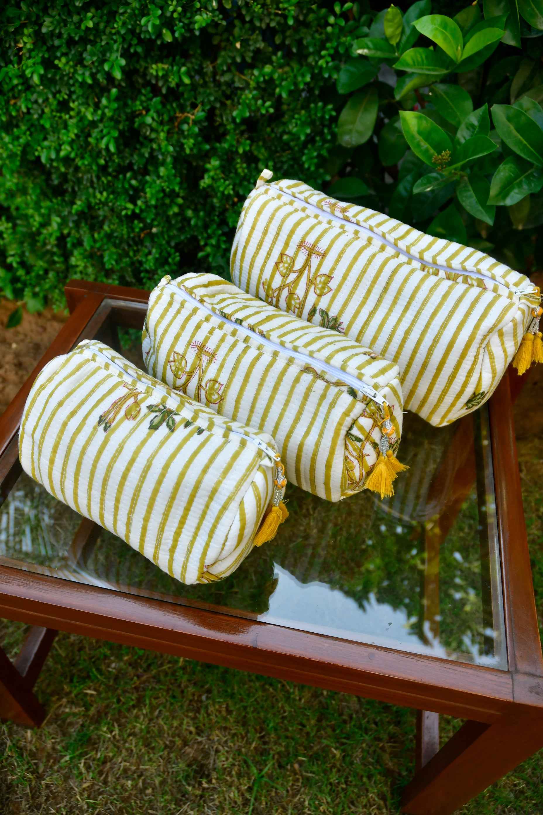 Off-White Utility Premium Handblock Cotton Bag