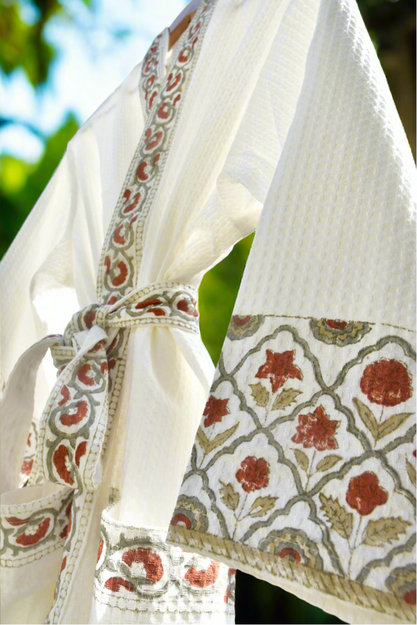 Royal jaal bathrobe