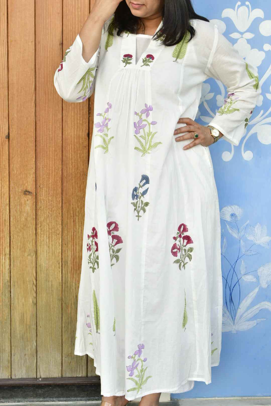 Phulwari Kurta Dress : Cotton Kurta