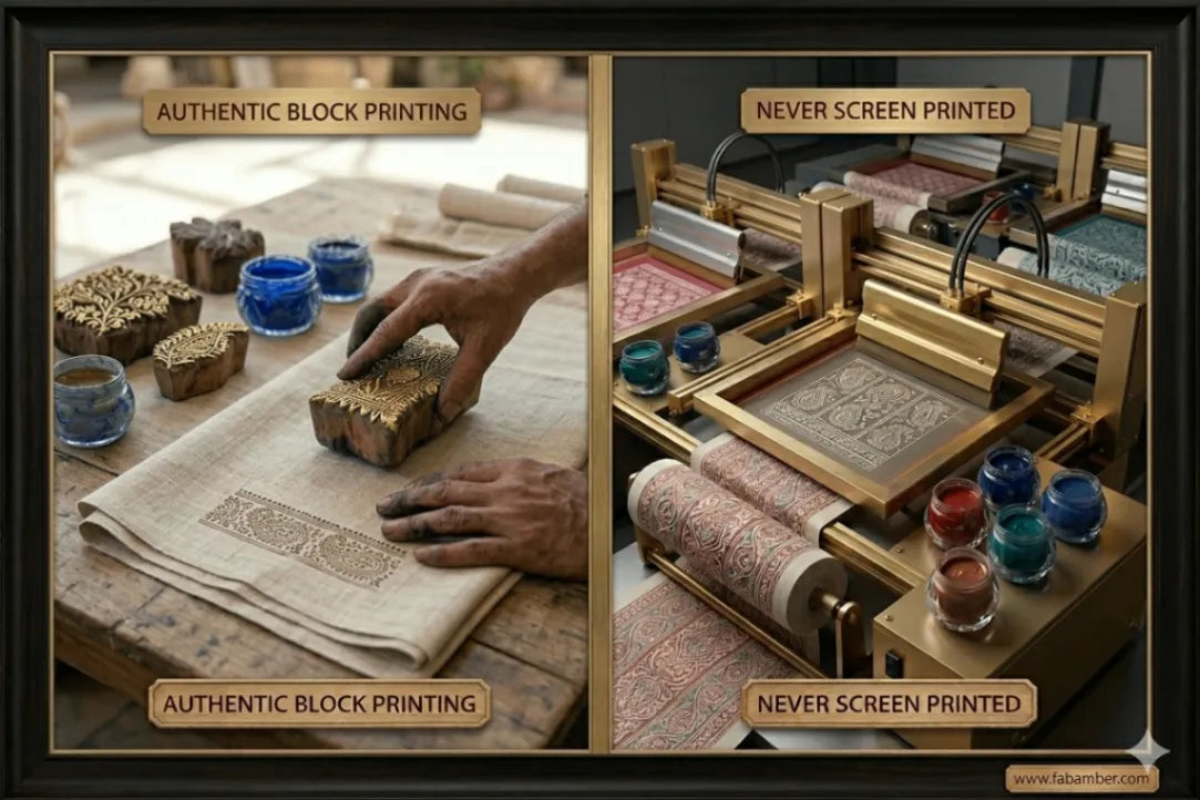 Authentic Jaipuri Block Printing