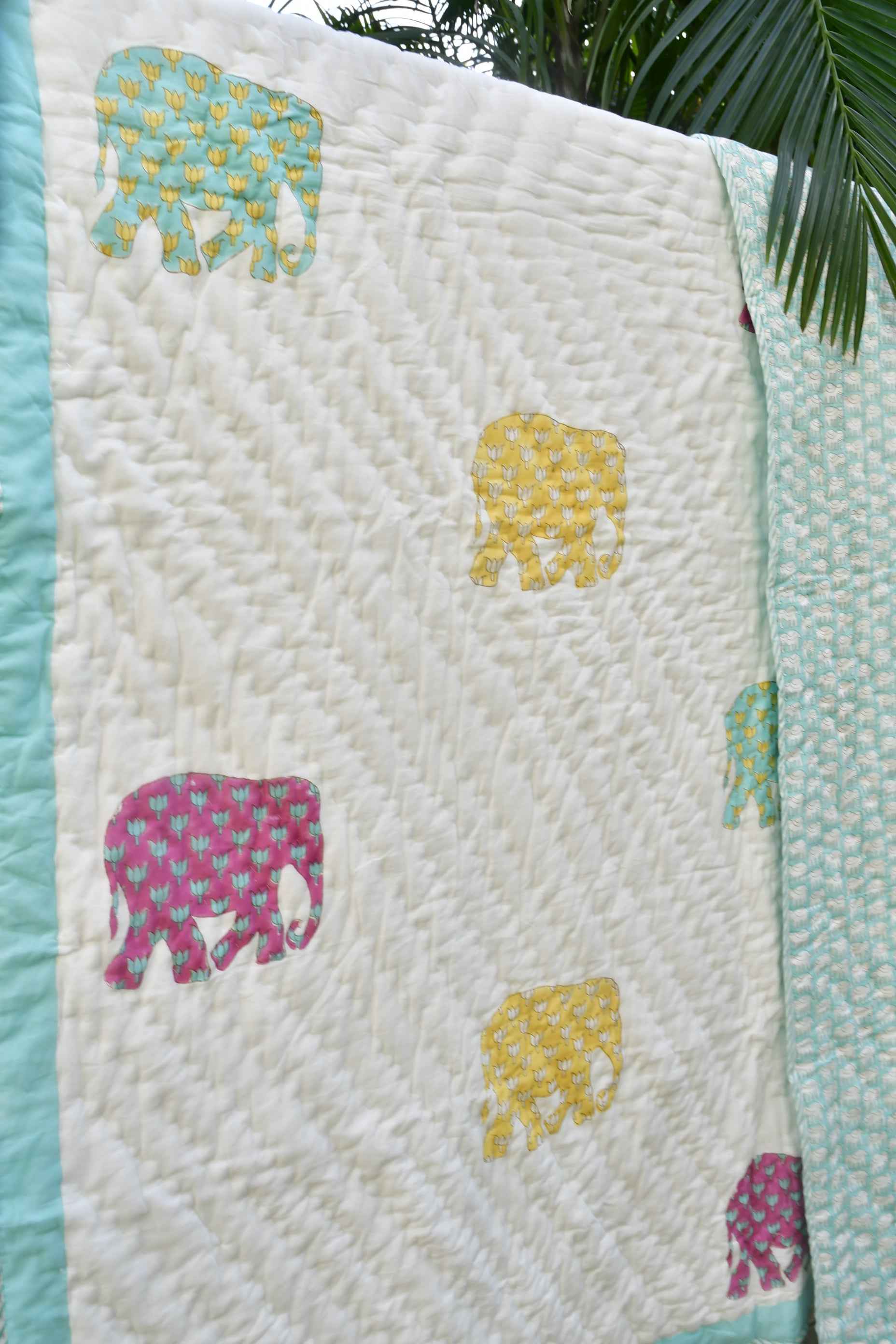 Jaipur Elephant Premium Mul Mul Cotton Quilt