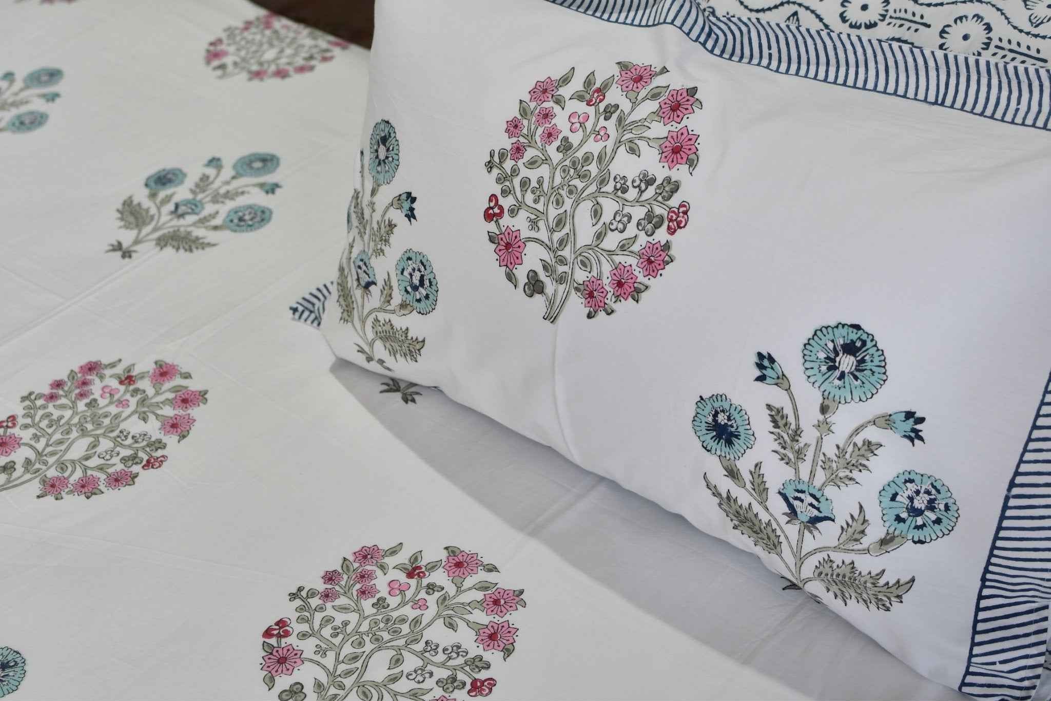 Utsav Handblock Bedsheet : High-Quality Comfort