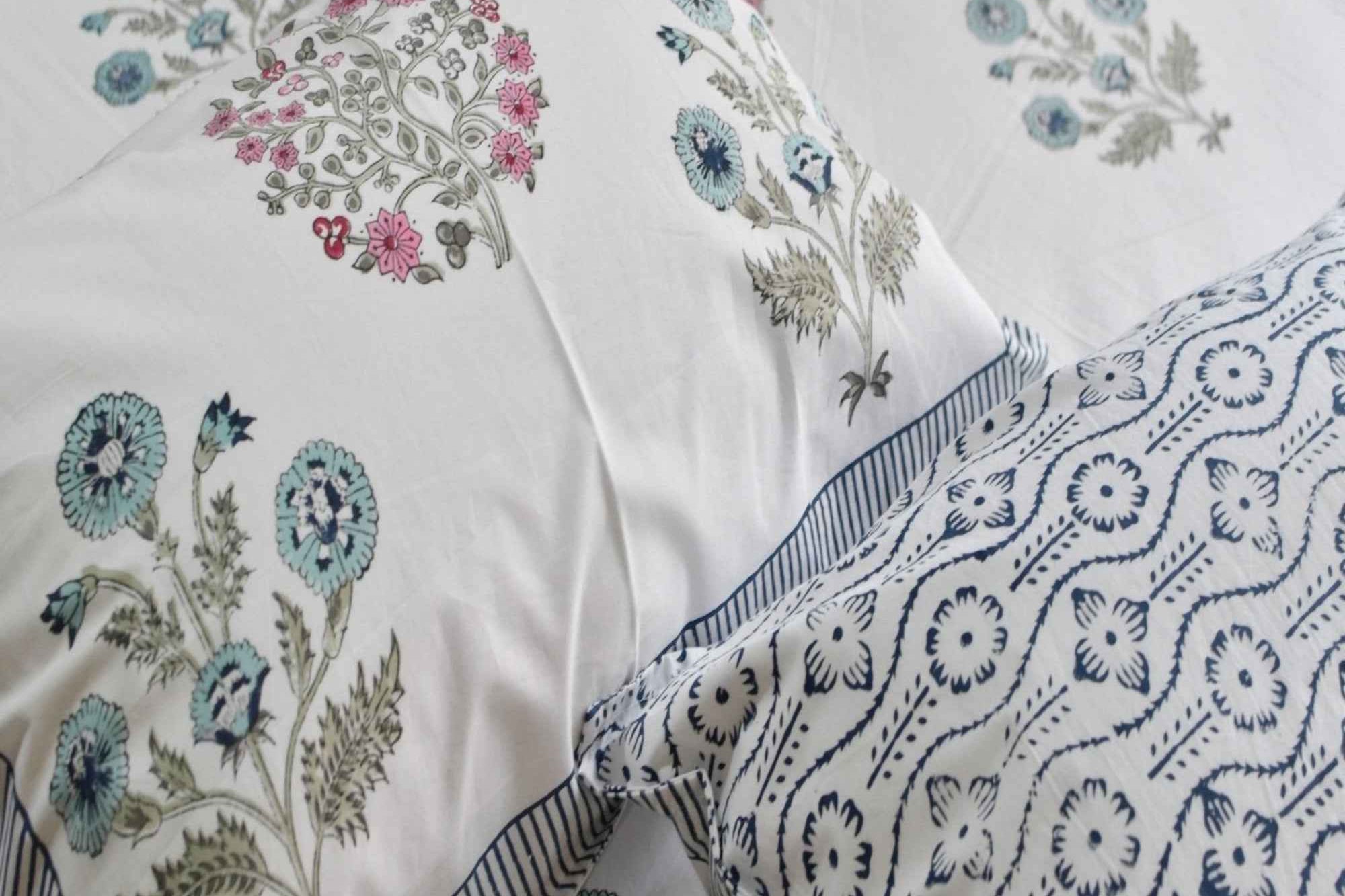 Utsav Handblock Bedsheet : High-Quality Comfort