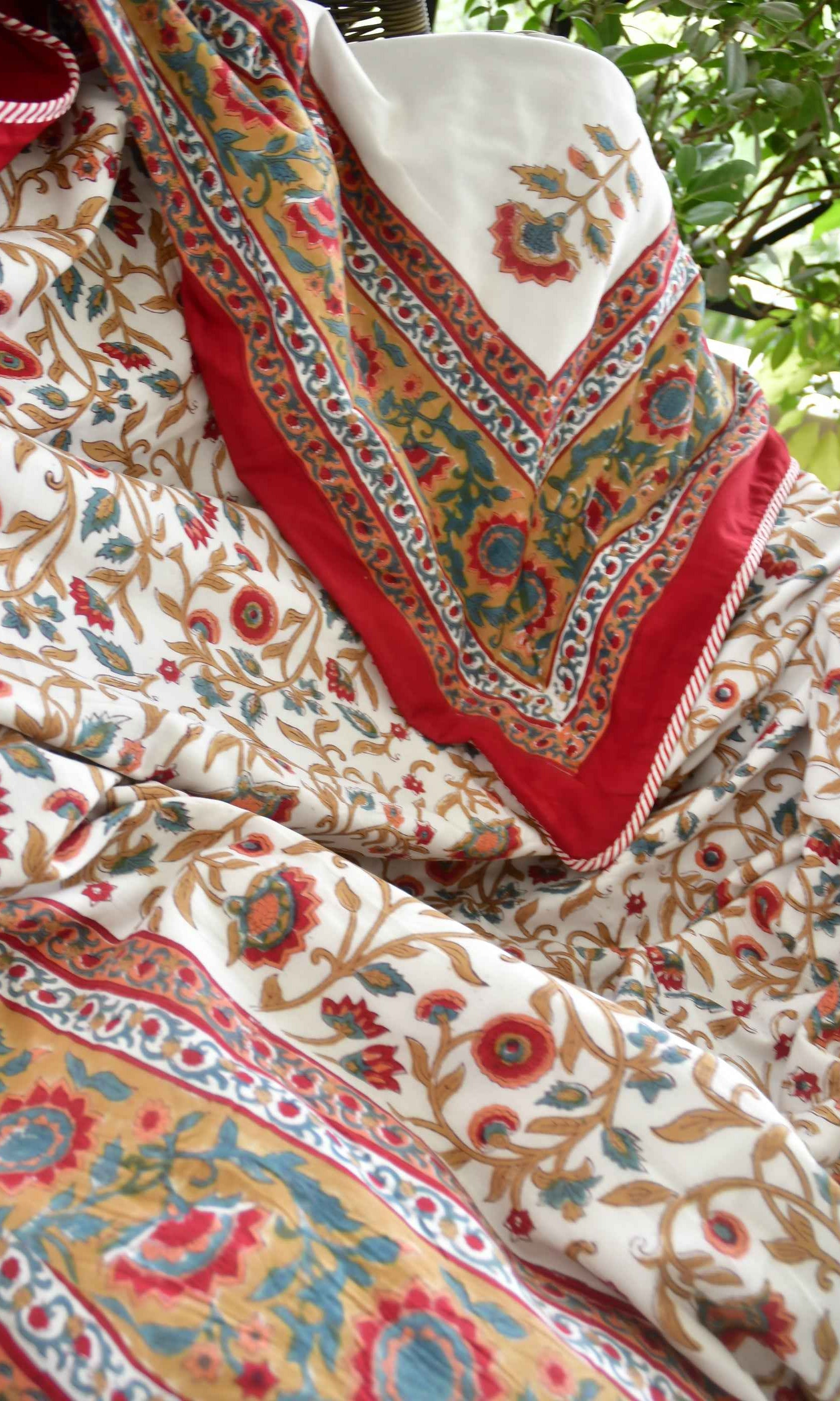 Premium Royal Jaal Buta Dohar : Double design