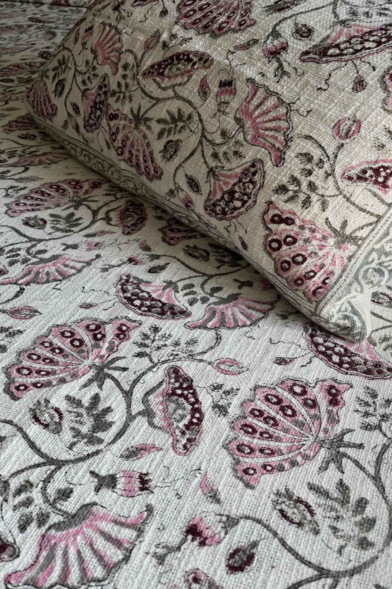 Gulmohar Baag Handloom Bedcover