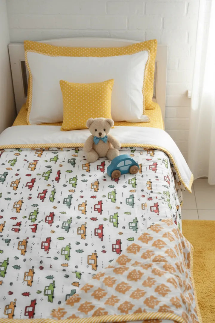 Kids car print soft dohar