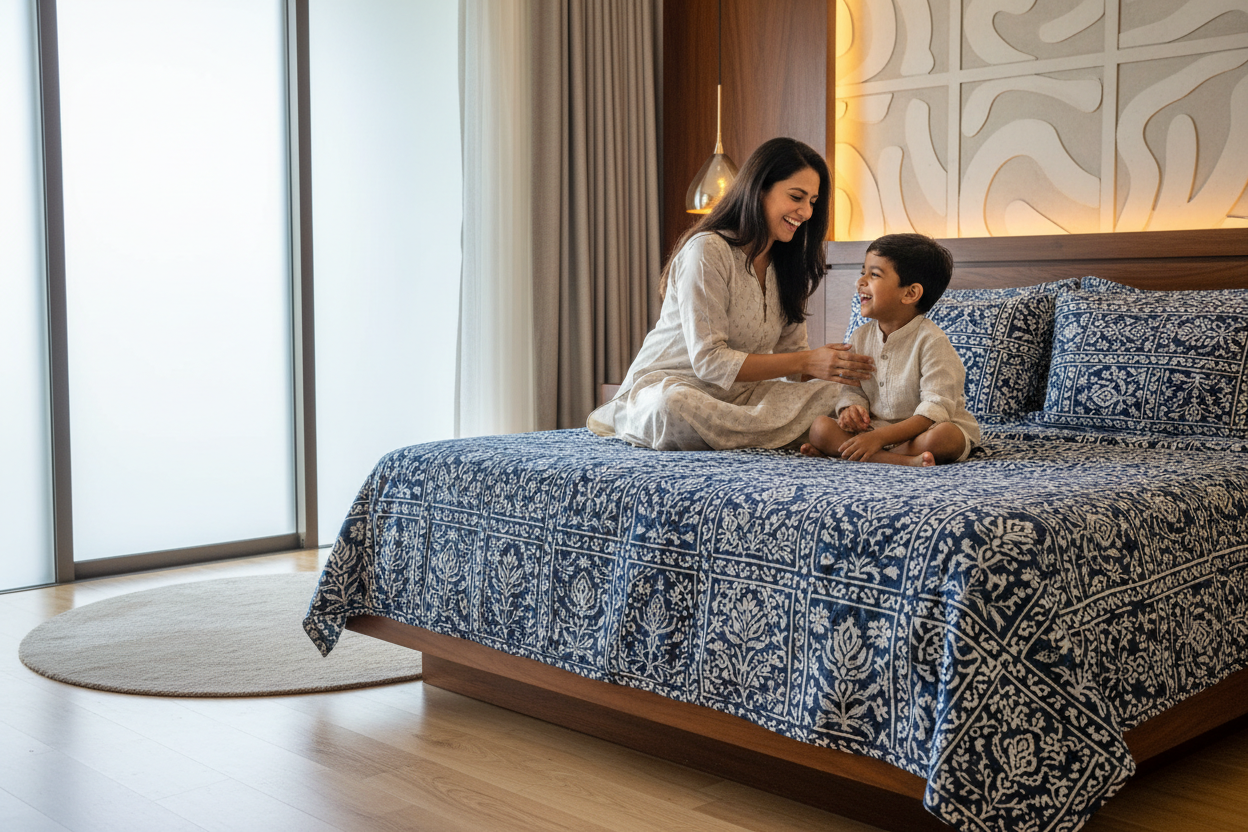 The Complete Guide to Handblock Printed Bedcovers: Style, Craft & Care