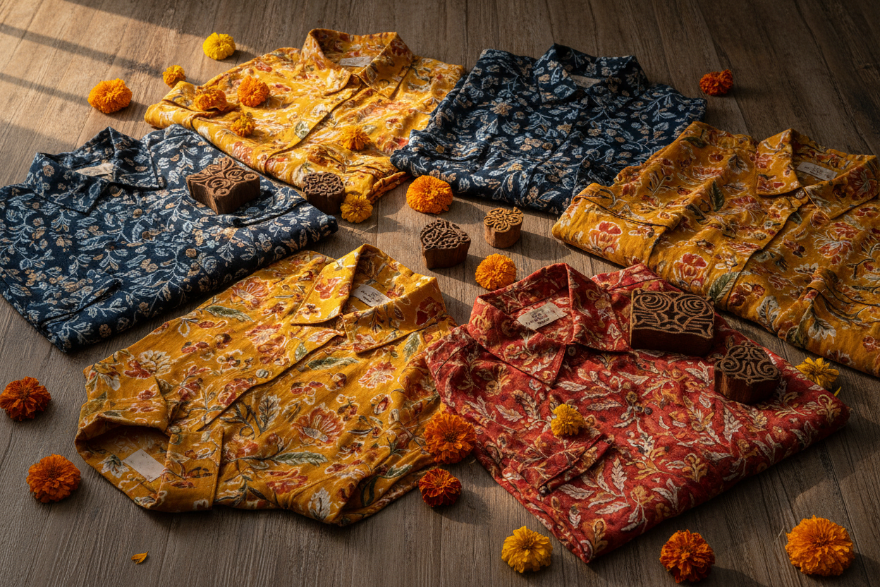 Block Print, Jaipur Soul: The Story Behind Every Women's Shirt at FabAmber