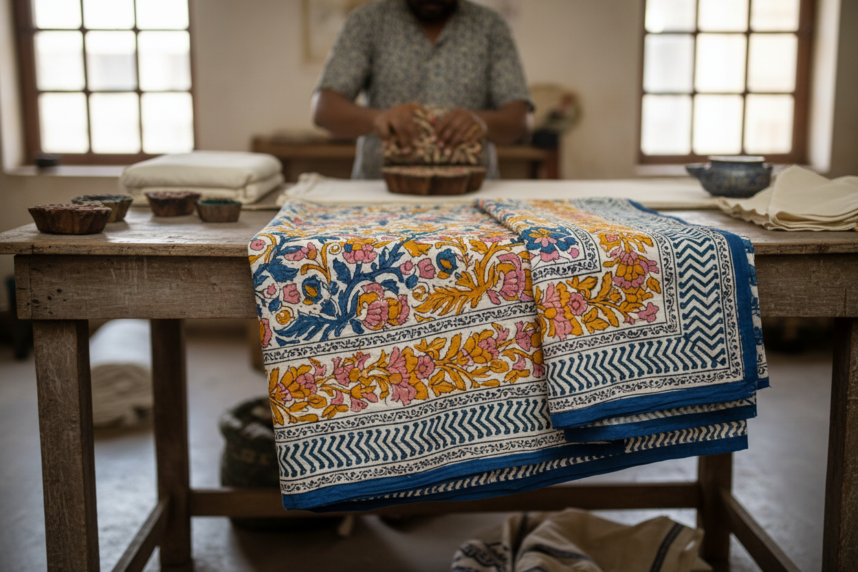 How to Care for Your Handblock Printed Dohar: Tips for Long-Lasting Beauty