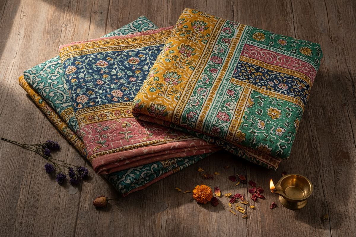 Summer Bedding Guide: Lightweight Dohars vs Quilts for Indian Summers - FabAmber | फ़ैबआमेर