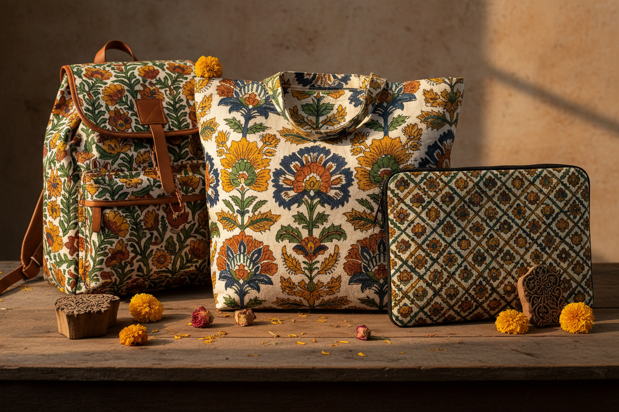 Title: Handblock Printed Bags: From Jaipur to Your Everyday Style