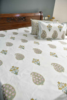 Royal Paisley Bedsheet | Hand-Blocked Design