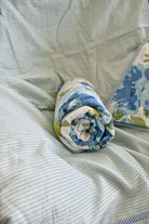 Blue Floral Print Reversible Cotton Dohar