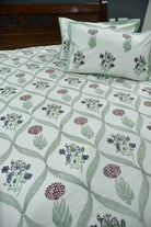 Butterfly and Floral Bedsheet - Luxurious Comfort