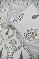 Yellow Mughal Jaal Bedsheet : Sunshine & Mughal Majesty