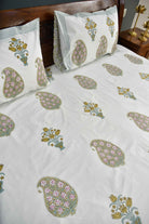 Royal Paisley Bedsheet | Hand-Blocked Design