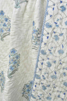 Aasmaani Buta Jaal Handblock Jaipuri Quilt