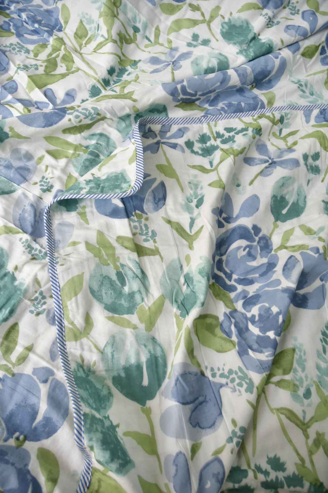 Pastel Floral Dohar:  Soft Mul Mul Cotton, Summer Comfort