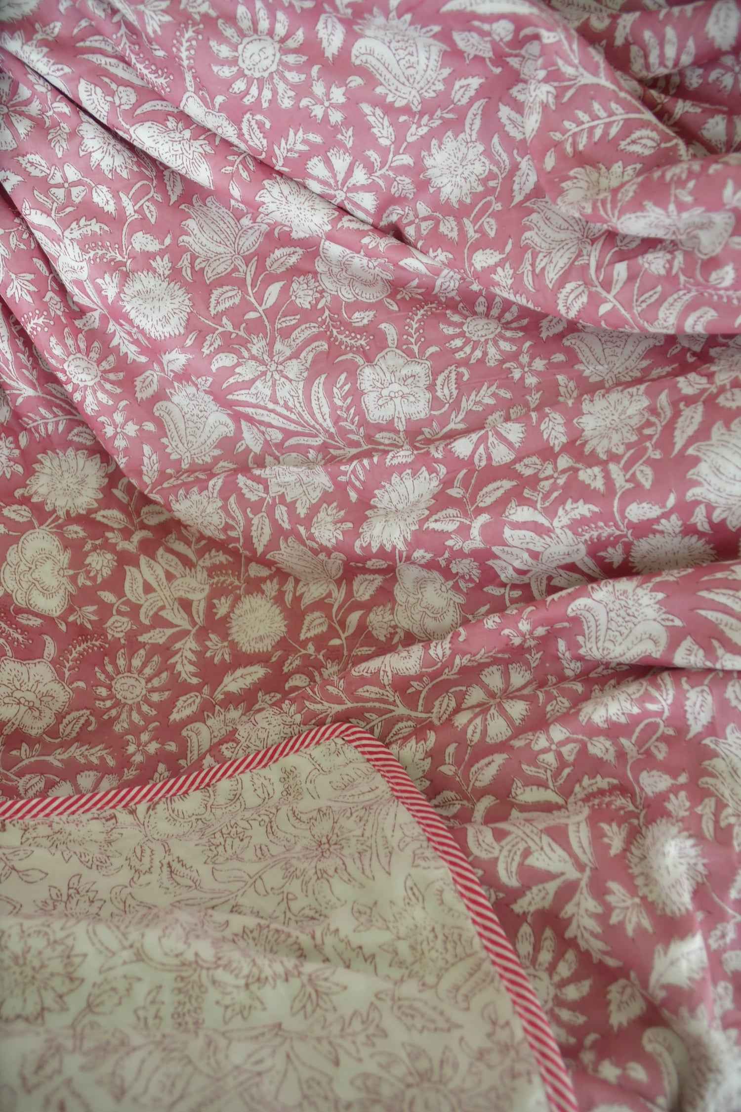 Copper rose floral Print Reversible Dohar