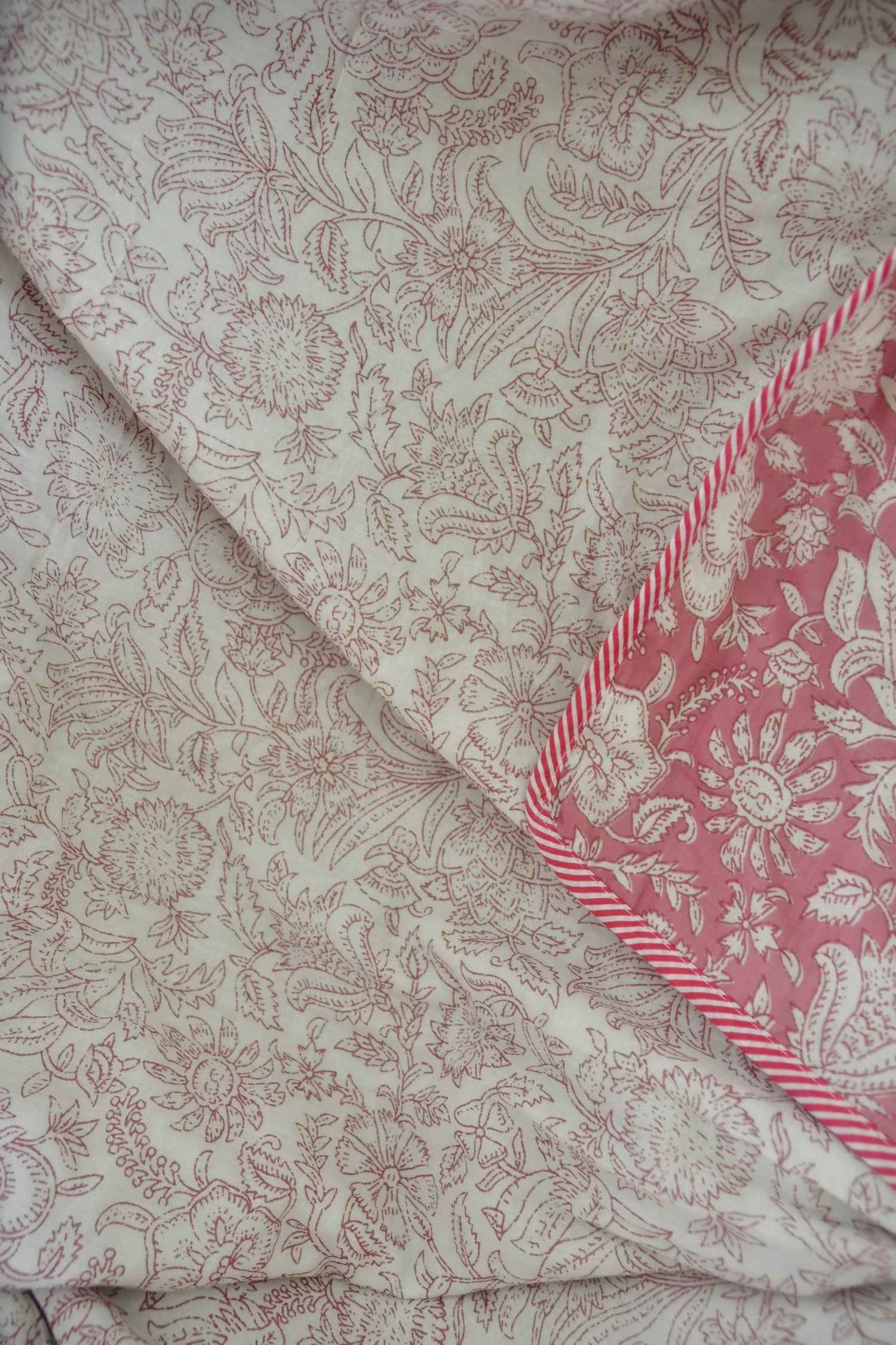 Copper rose floral Print Reversible Dohar
