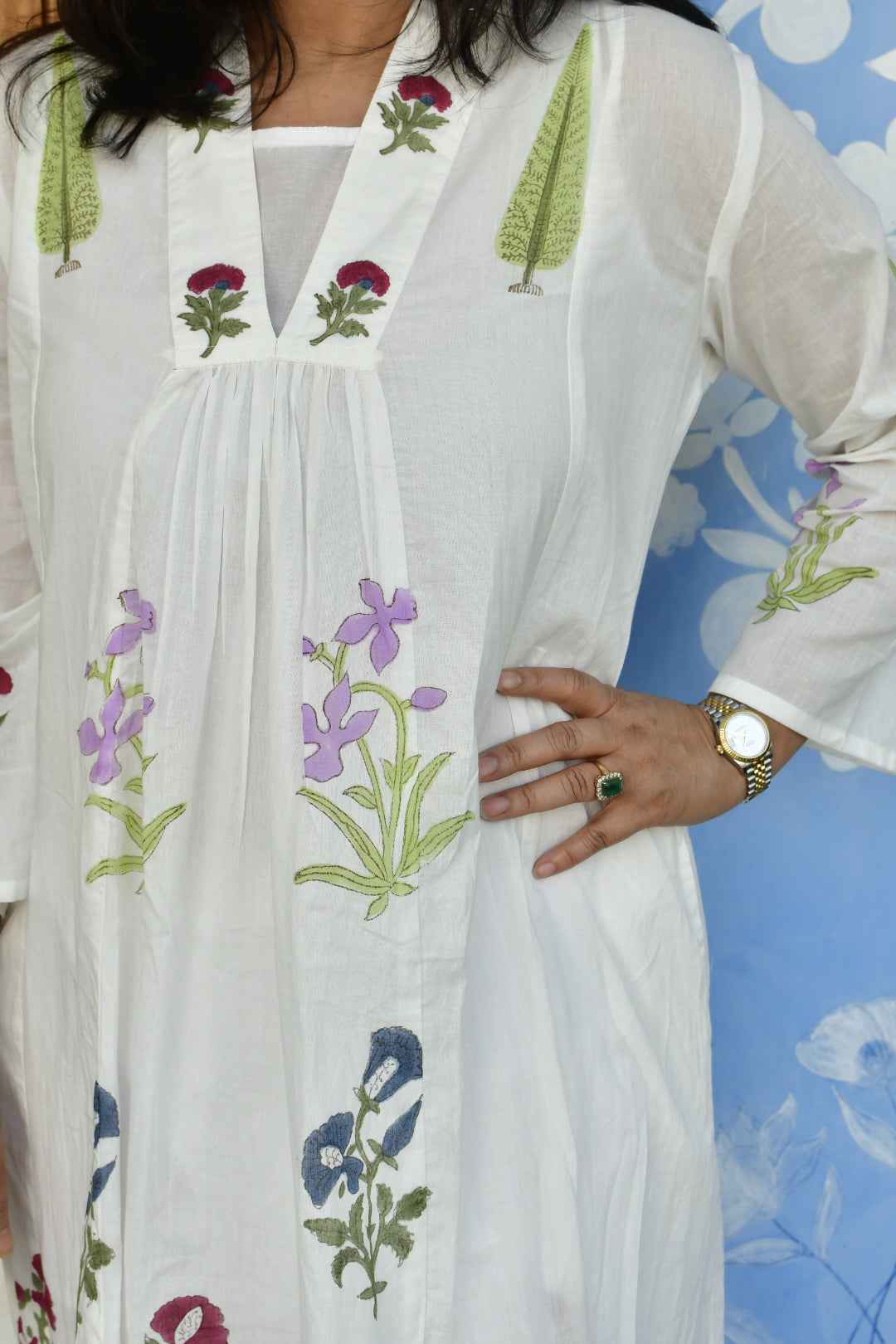 Phulwari Kurta Dress : Cotton Kurta