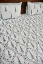 Cypress Jaal Handblock Cotton Handblock Bedsheet