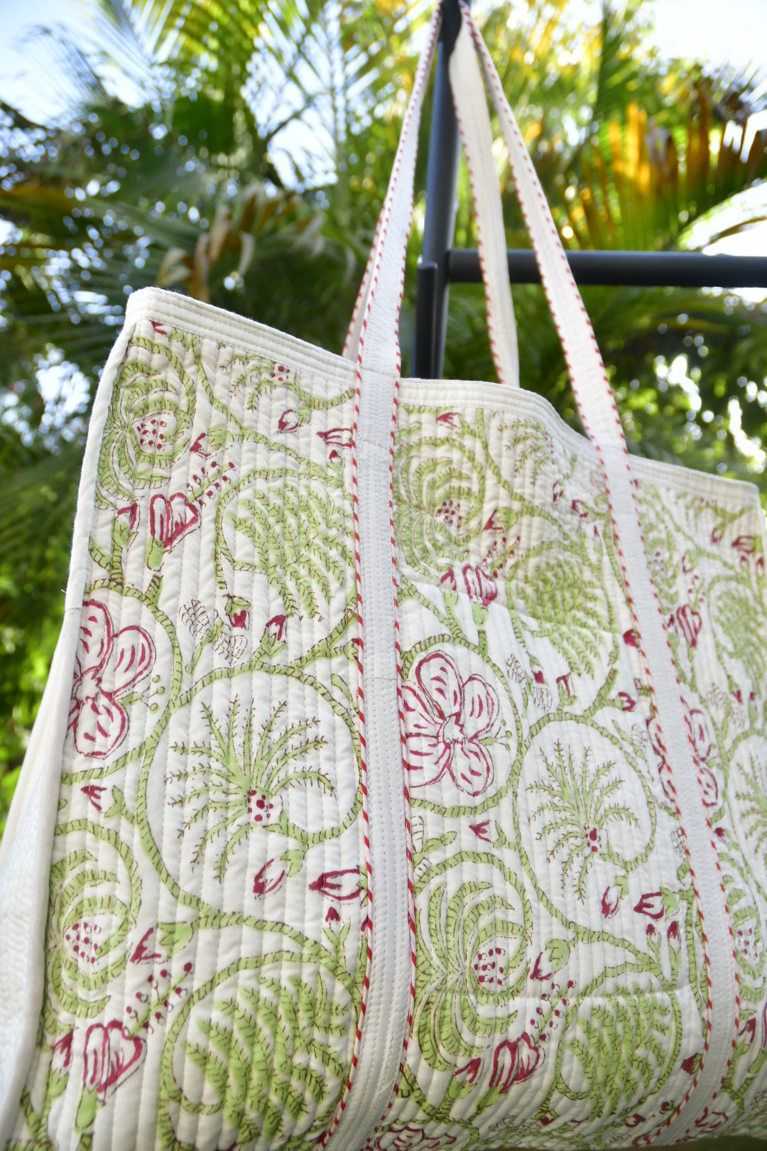 Back side of tote bag
