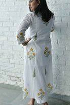 Marigold and Cypress Kurta Dress