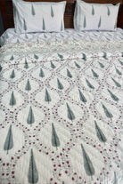 Cypress Jaal Handblock Cotton Quilt