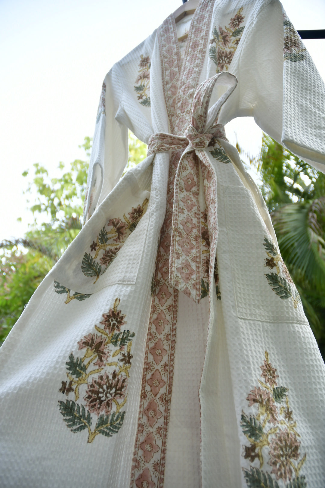 Royal peach premium bathrobe