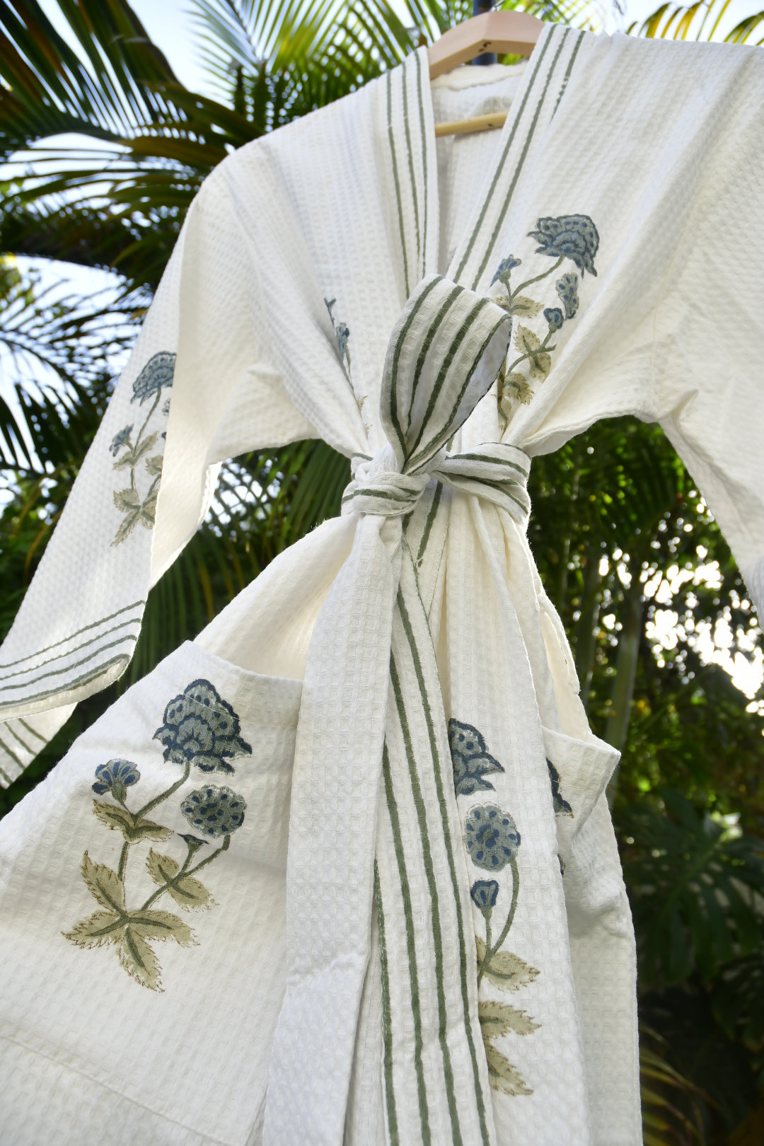 Royal Handblock bathrobe