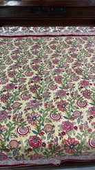 Premium Royal Floral Jaal Handblock Dohar