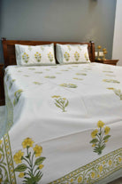 Yellow Buta Bed sheet - King and Super King size