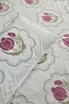 Pink Pomegranate Cotton Handblock Bedsheet