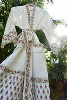 Royal Jaal Waffle Cotton Bathrobe