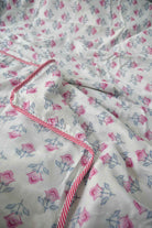 Pastel Pink Buta Dohar : Premium Cotton