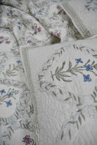 Classic Mughal Jaal Quilted Handblock Bedcover