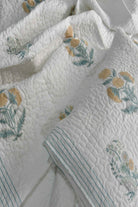 Yellow Poppy Quilted Bedcover : Simple & Modern