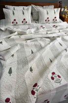 Red Poppy Bedding set : Hand Block Cotton