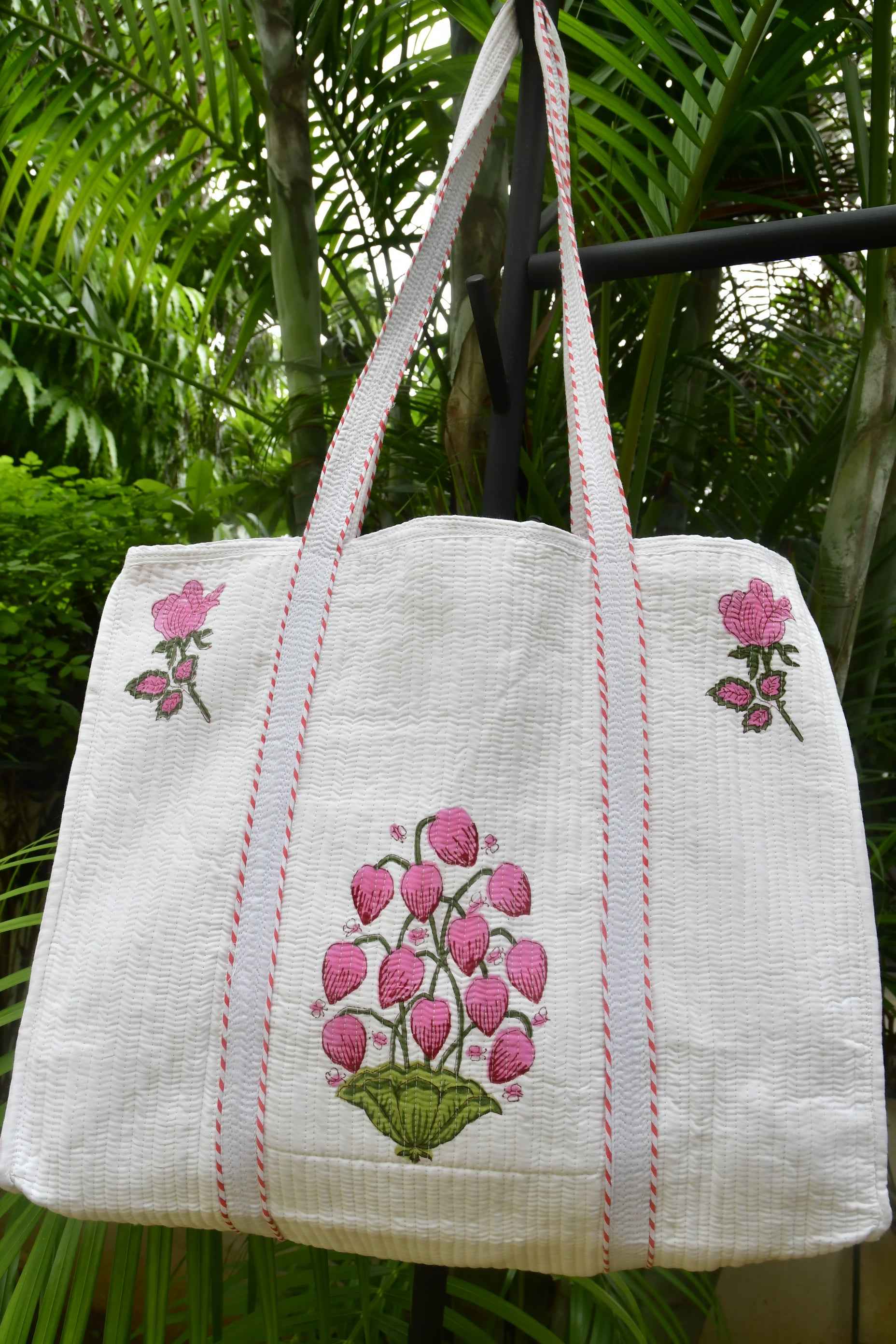 Pink Love Tote Bag : Spacious and Stylish
