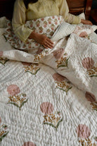Pink Phool Quilt: Experience Floral Beauty & Cozy Comfort